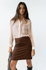 Franny Suede Mini Skirt FINAL SALE