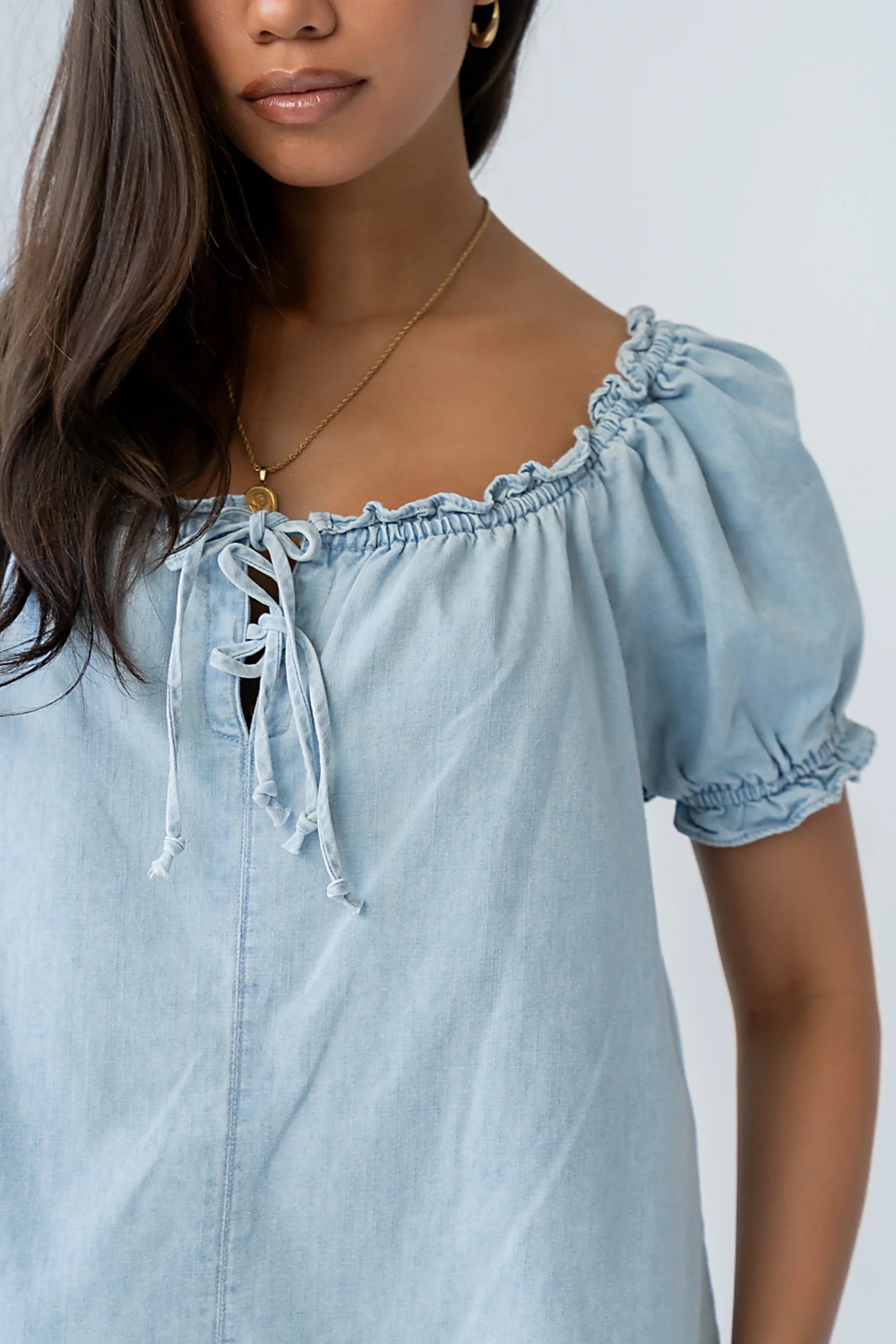 Charlotte Denim Blouse
