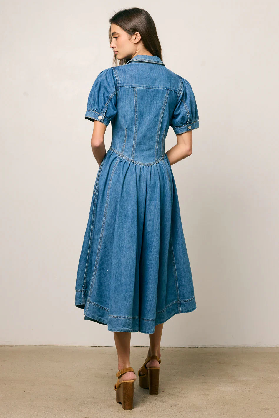 Mylie Denim Maxi Dress FINAL SALE