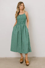 Reid Plaid Midi Dress FINAL SALE