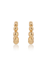 Bubble Huggie Hoop Earrings