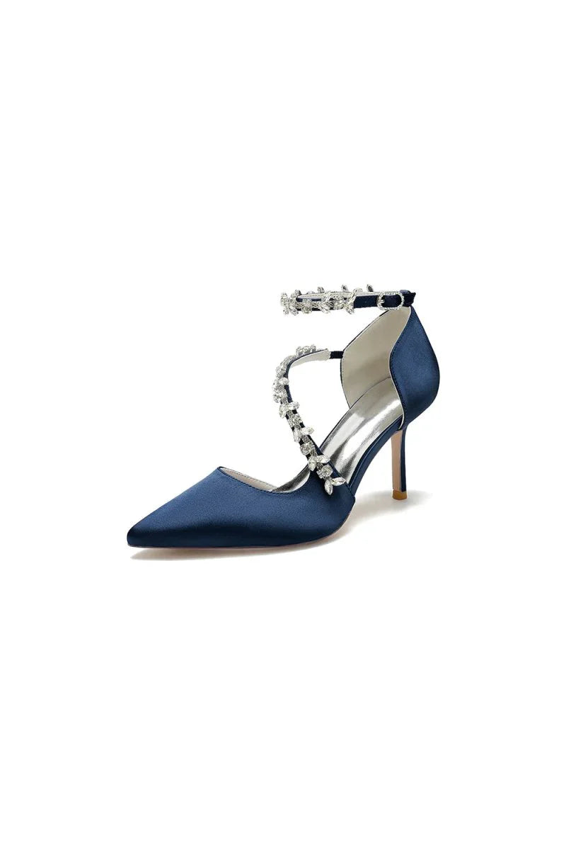 Pointed Toe Slingback Strap High Heel