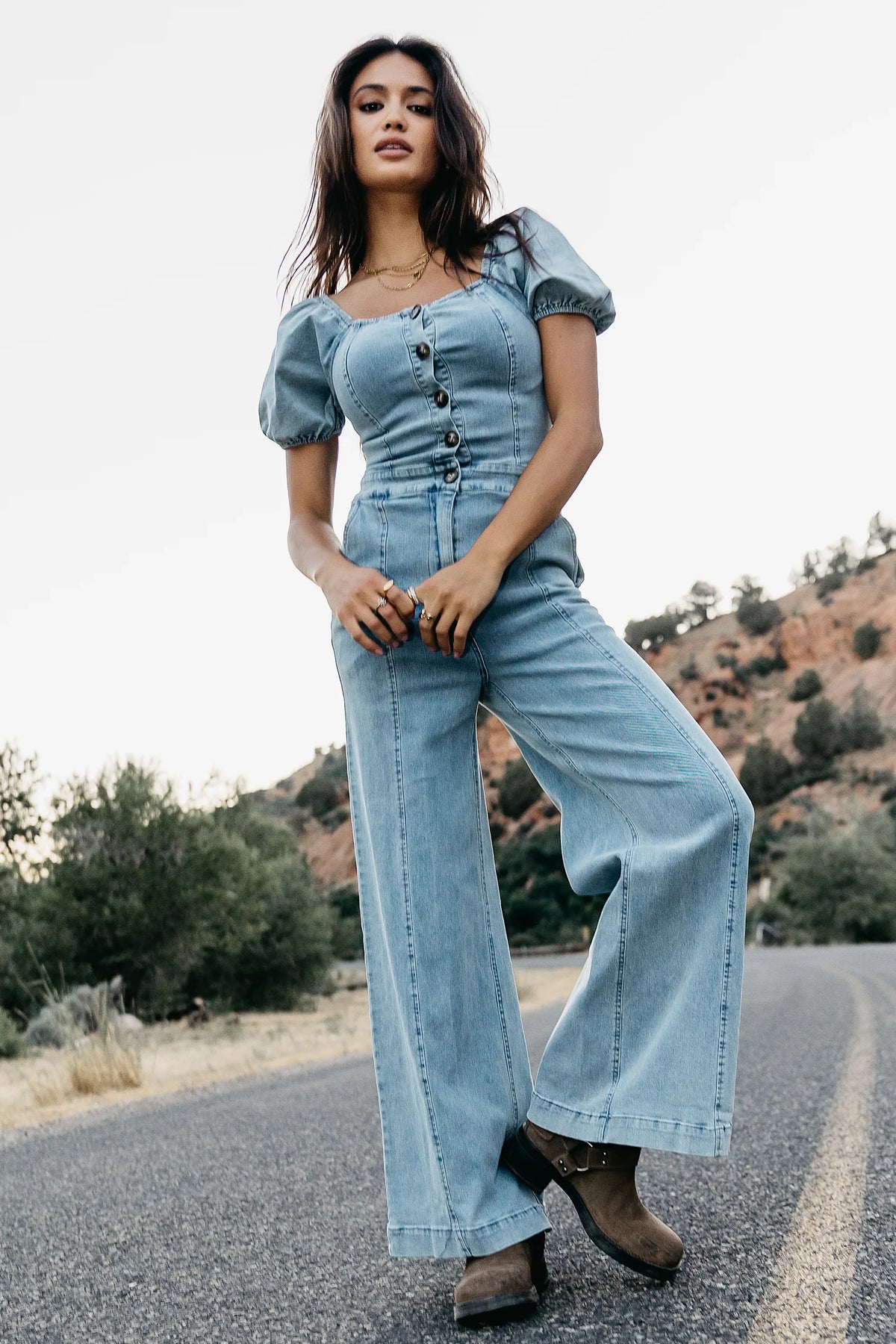 Mazie Denim Jumpsuit