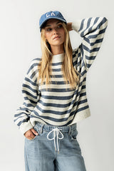Josey Oversized Sweater in Blue FINAL SALE
