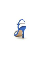 Open Toe Ultra High Heels with Rhinestone