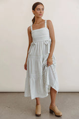 Caroline Striped Midi Dress FINAL SALE