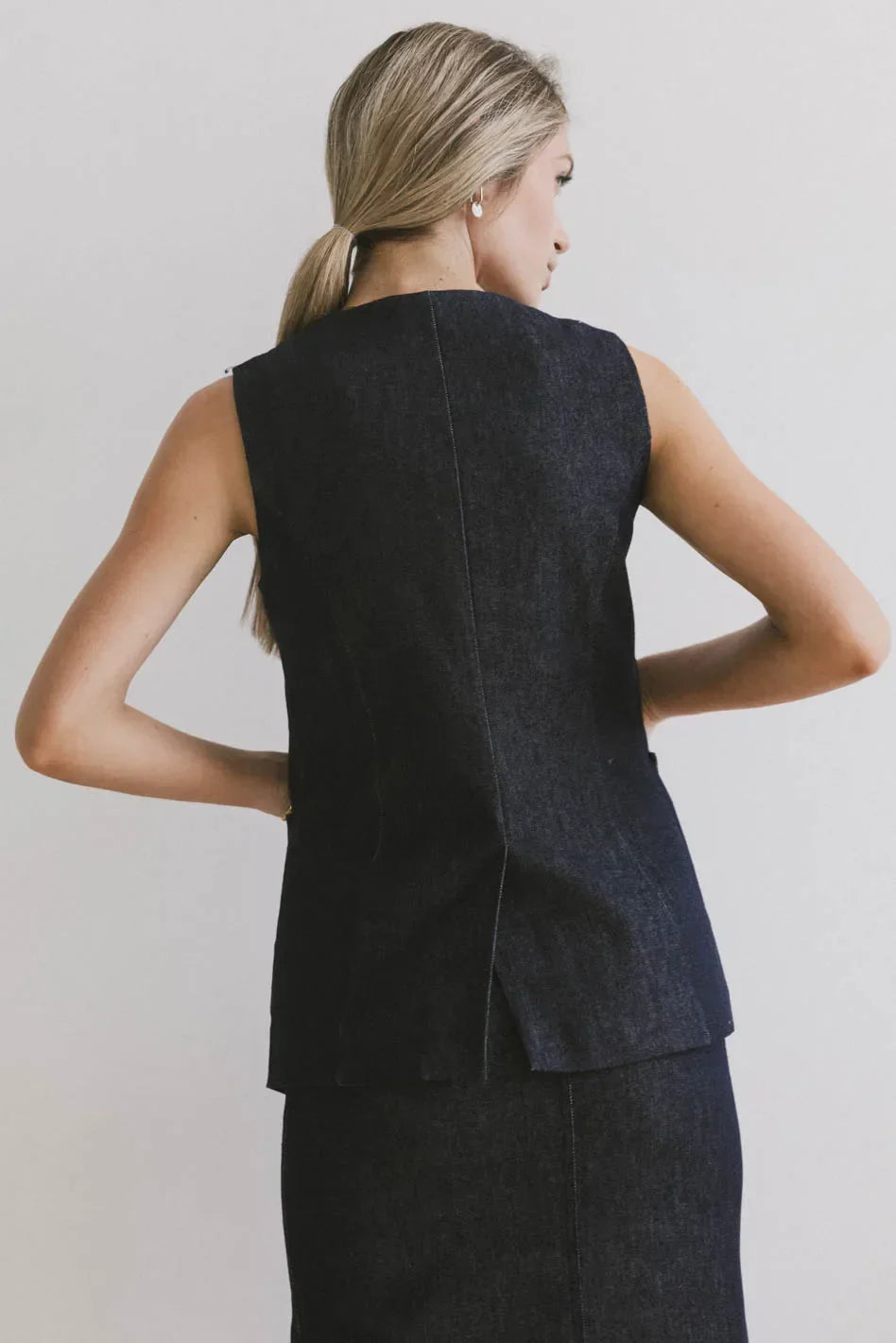 Miriam Denim Vest FINAL SALE