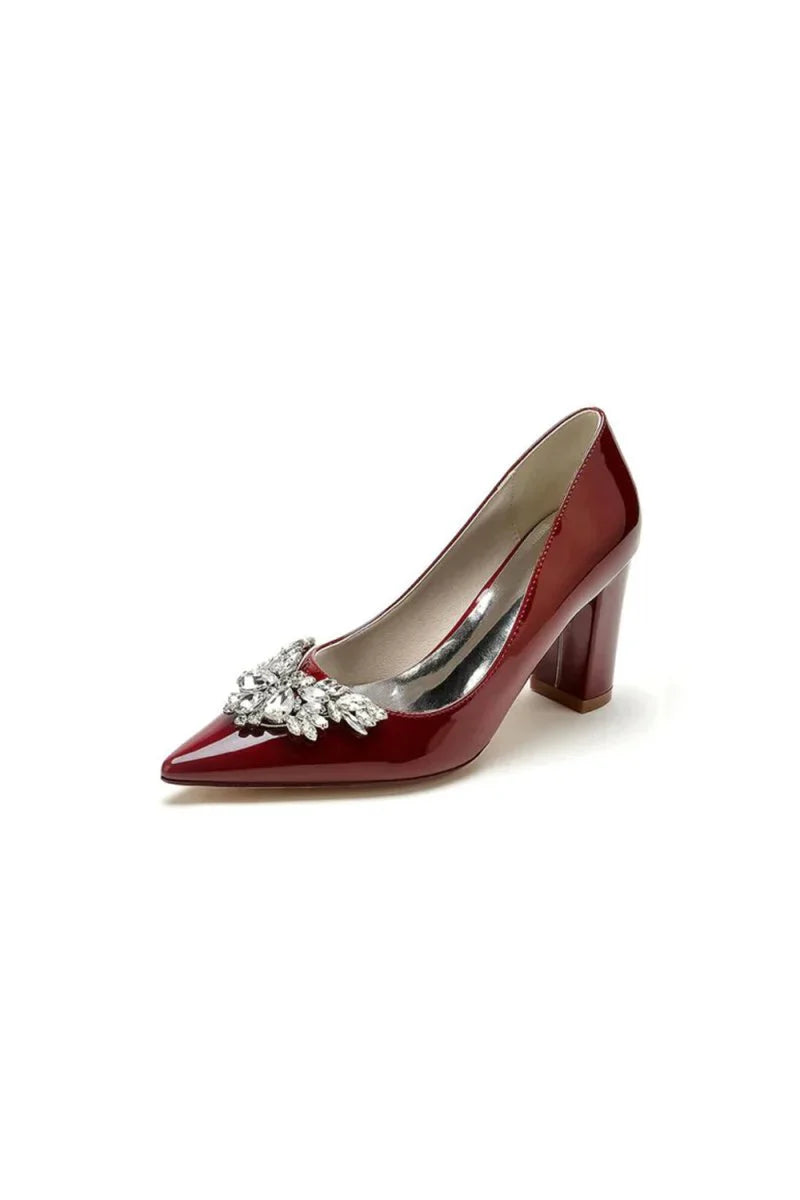 Ivory High Heels with Modern Design