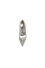 Stunning Pointed Toe Glitter High Heels With Rhinestone