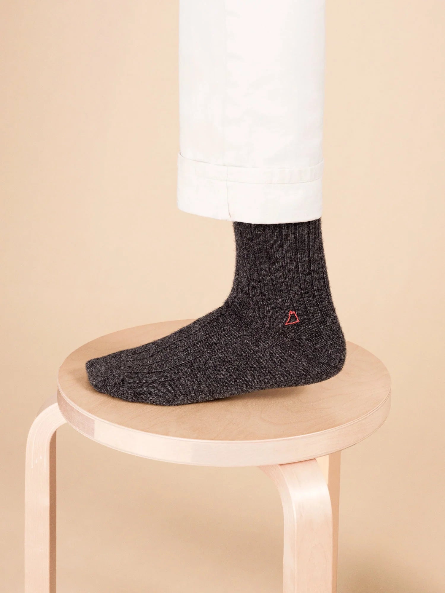 Roma Cashmere Rib Mens Crew