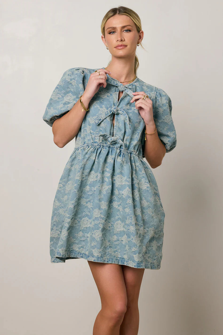 Pony Denim Mini Dress FINAL SALE