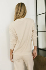 Myla Ribbed Sweater in Oatmeal FINAL SALE