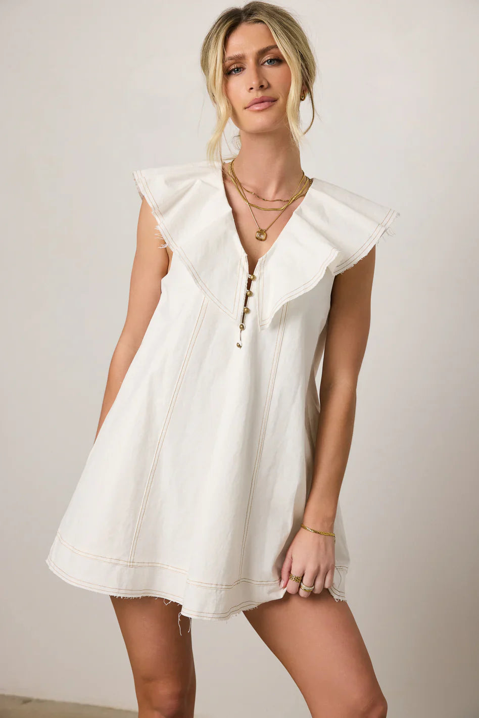 Willow Collared Babydoll Dress FINAL SALE