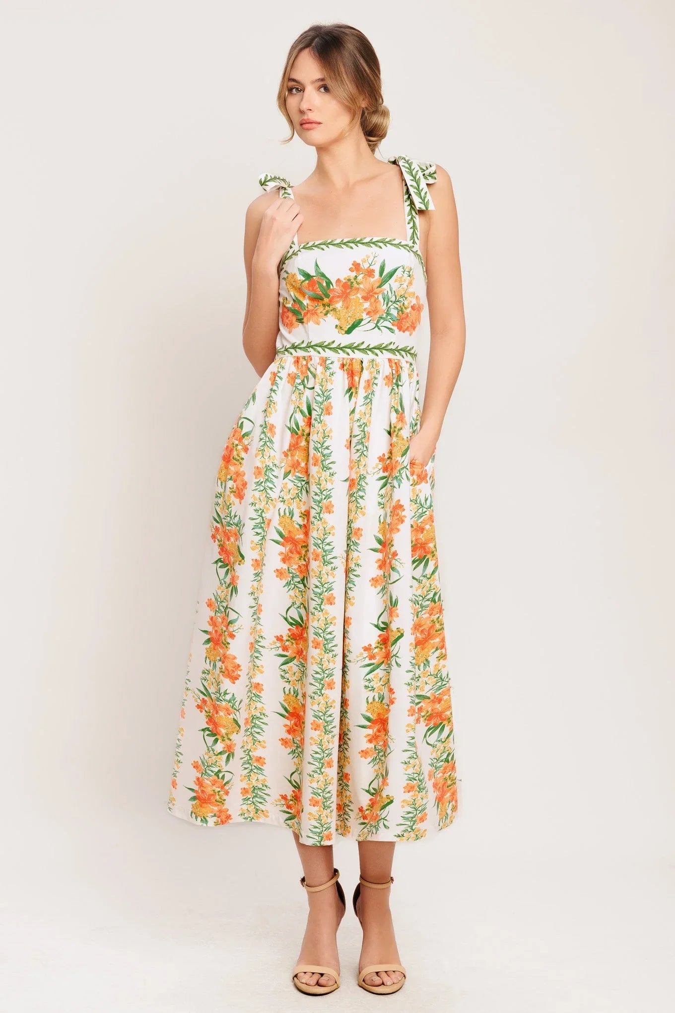 MARIGOLD BREEZE MIDI DRESS