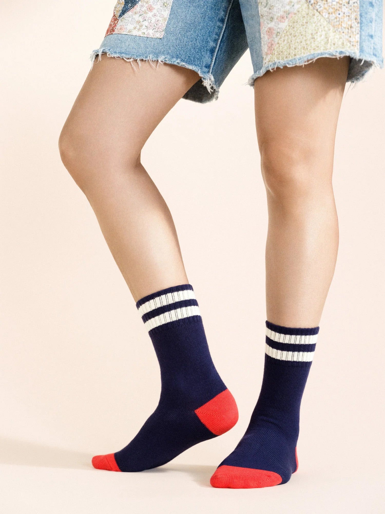 Collegiate Stripe Crew