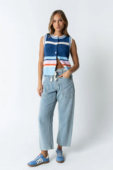 Roxie Striped Sweater Vest