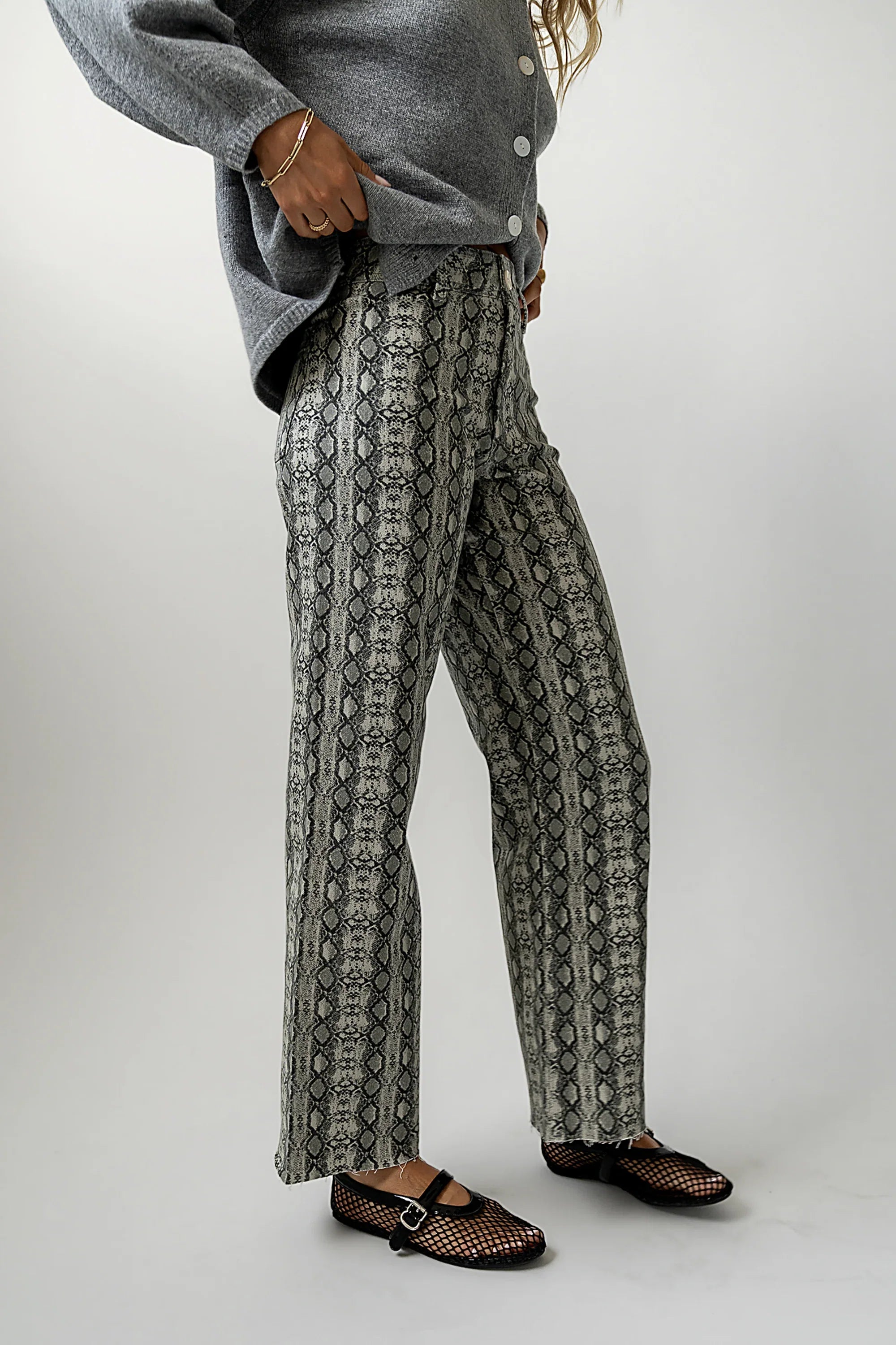 Brynn Snake Print Pants FINAL SALE