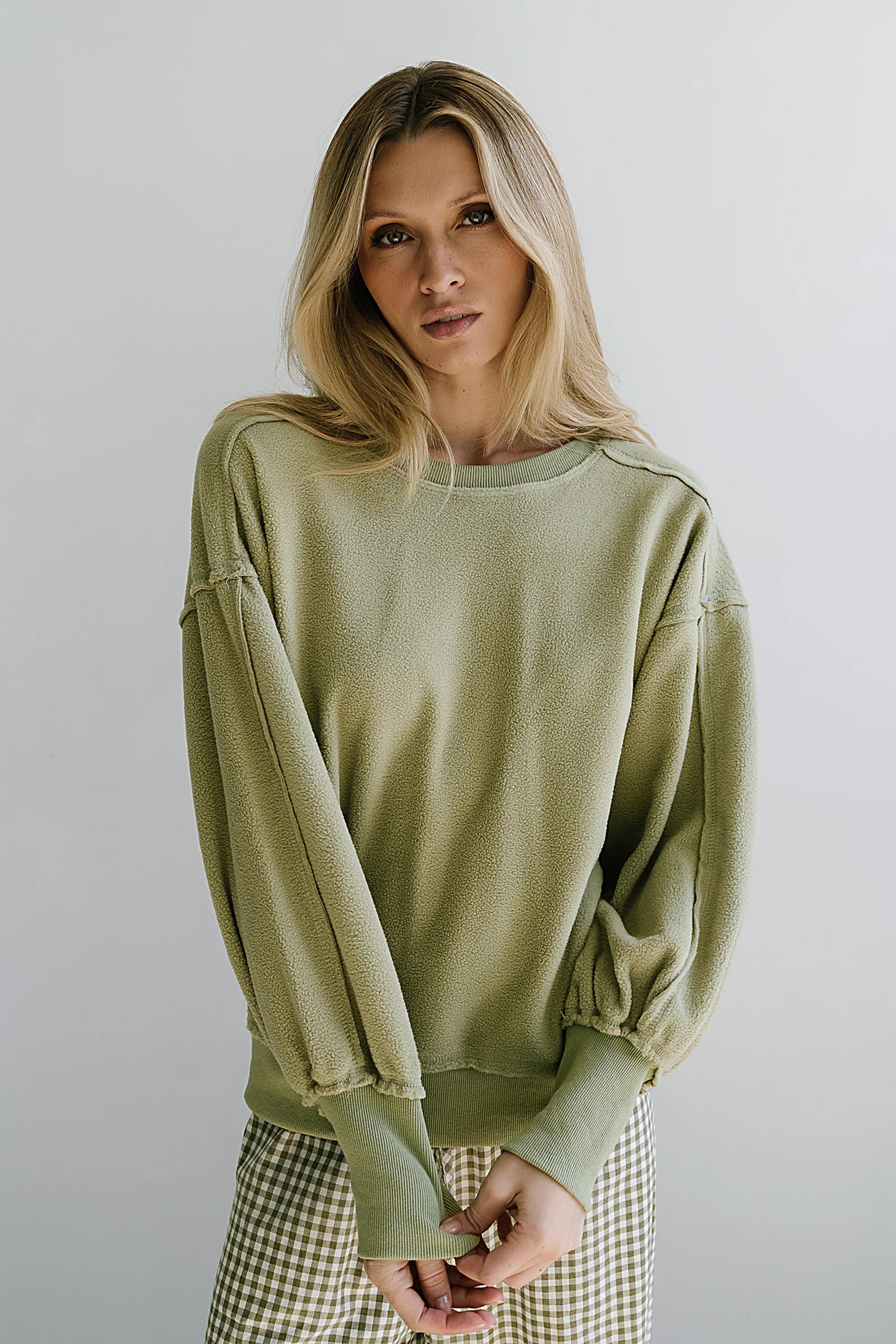 Belle Fleece Pullover Sweater
